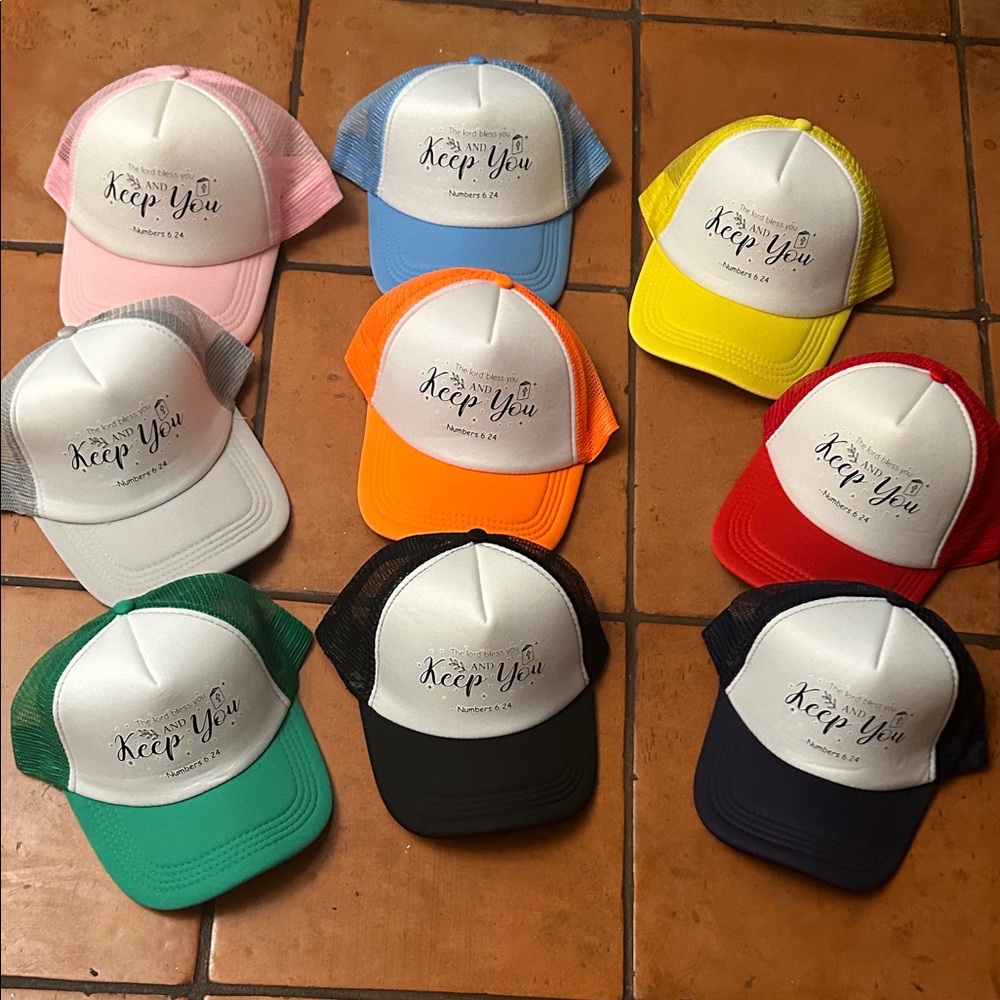 Scripture trucker hats- Multiple Colors